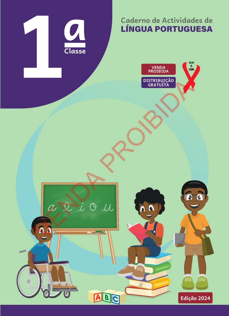 Capa do livro Caderno de Actividades de Português 1ª Classe
