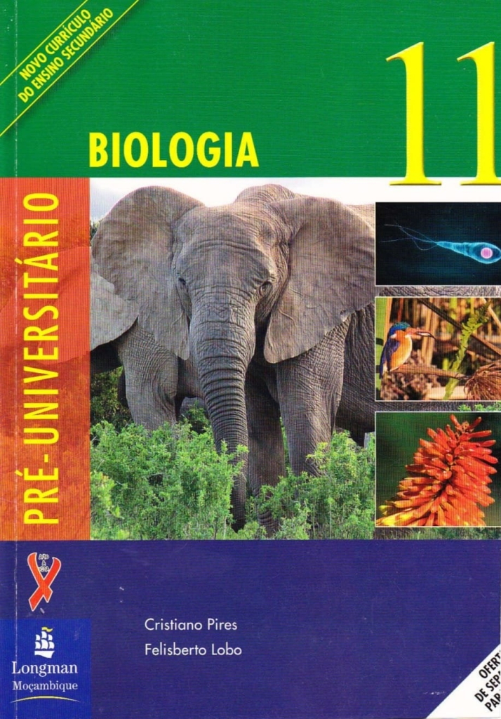 Capa do livro Biologia 11ª Classe (Longman)