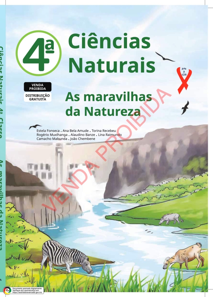 Capa do livro Ciências Naturais 4ª Classe
