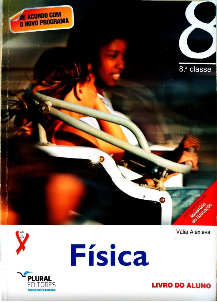 Capa do livro Física 8ª Classe (Plural Editores)