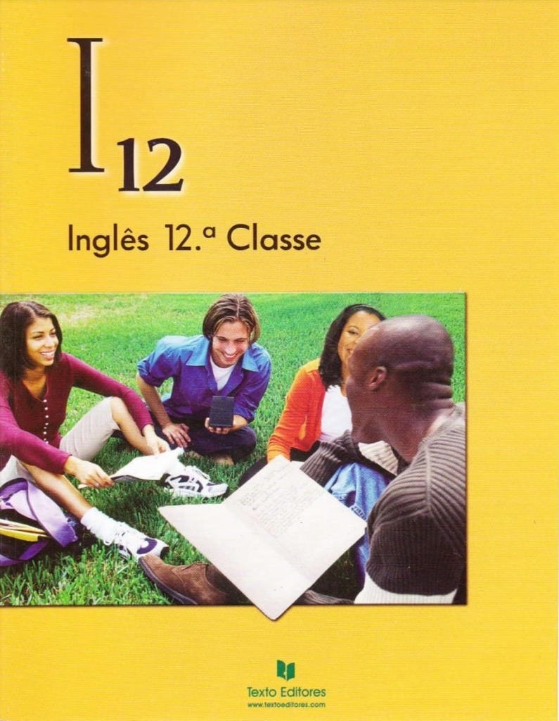 Capa do livro Inglês 12ª Classe (Texto Editores)