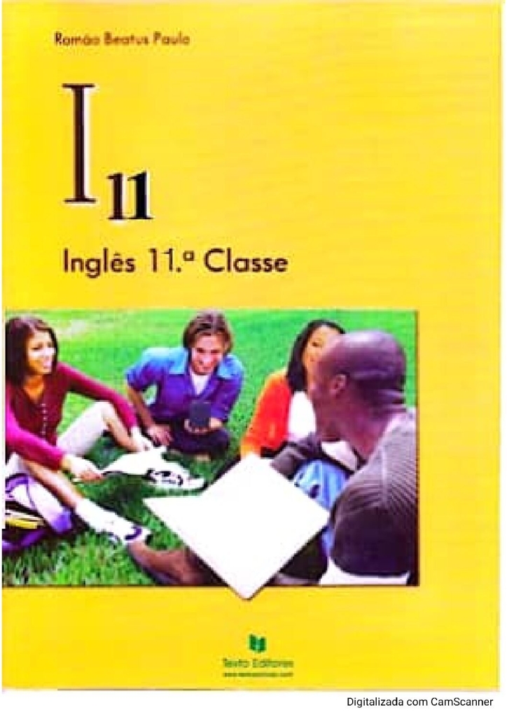 Capa do livro Inglês 11ª Classe (Texto Editores)
