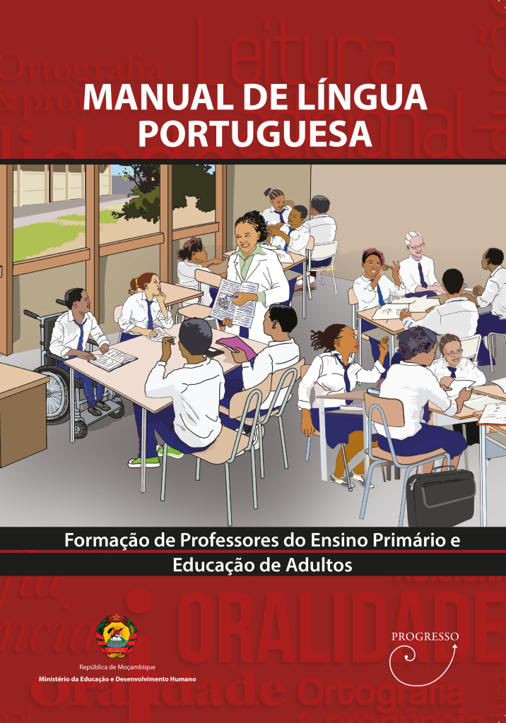 Capa do livro Manual de Língua Portuguesa – Formação de Professores do Ensino Primário e Educação de Adultos