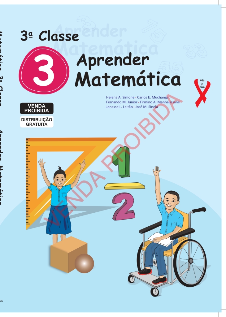 Capa do livro Matemática 3ª Classe