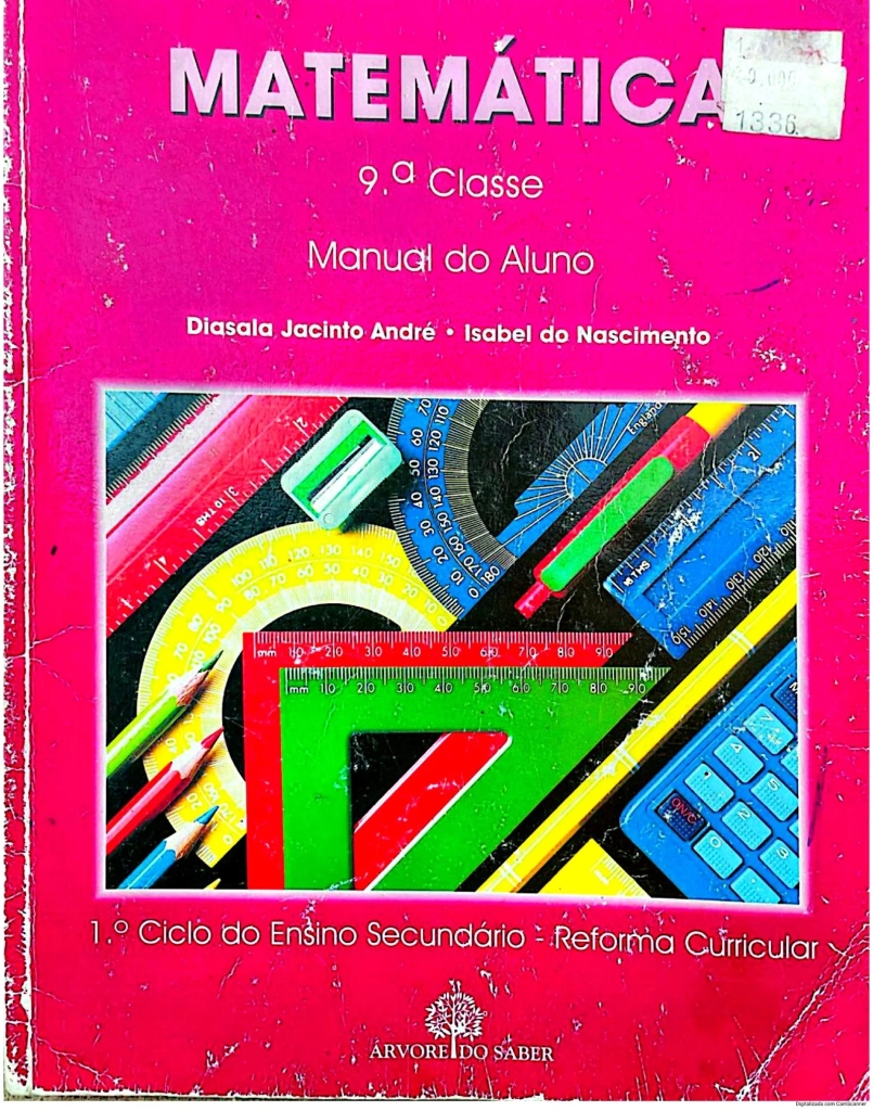 Capa do livro Matemática 9ª Classe (Árvore do Saber)