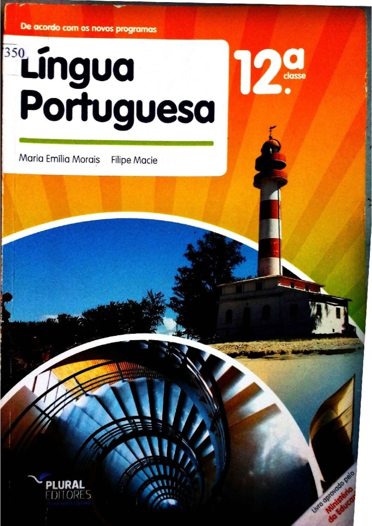 Capa do livro Português 12ª Classe (Plural Editores)