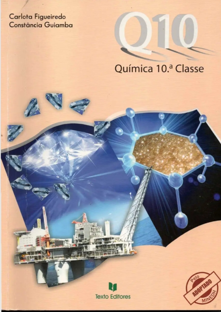 Capa do livro Química 10ª Classe (Texto Editores)