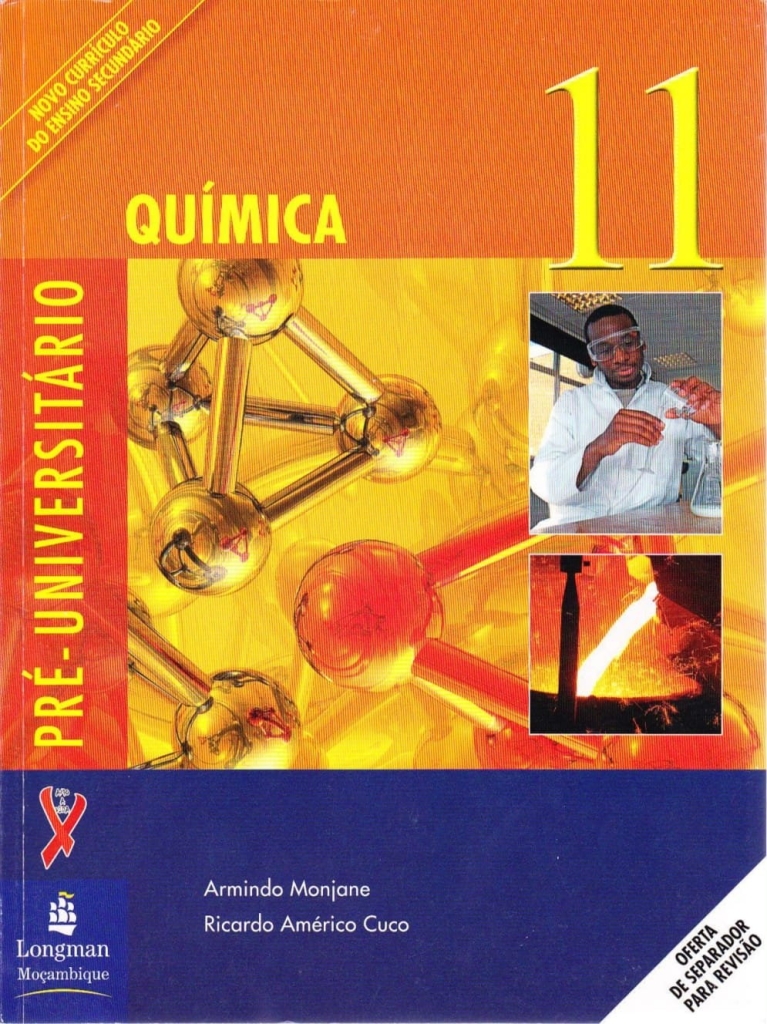 Capa do livro Química 11ª Classe (Longman)