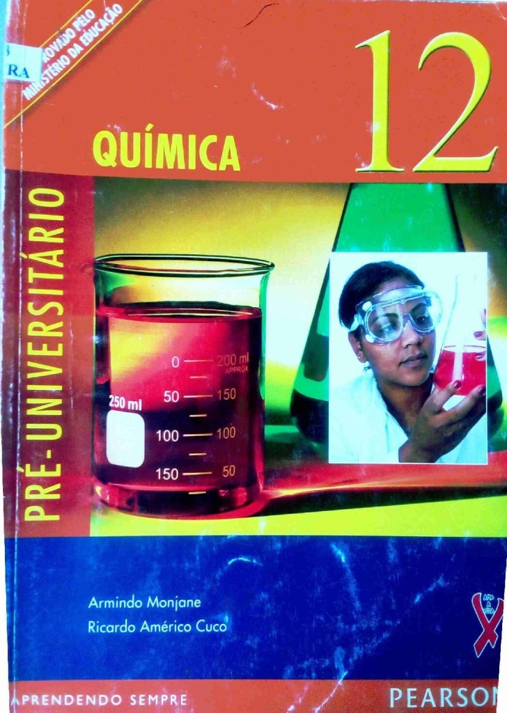 Capa do livro Química 12ª Classe (Pearson)