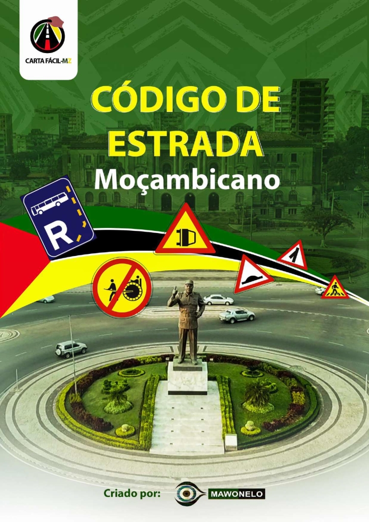 Capa do livro Manual do Código da Estrada e Segurança Rodoviária de Moçambique