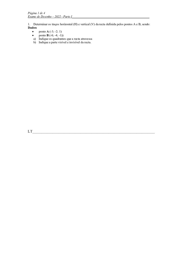 Capa de Desenho 1 UEM 2022 (Enunciado)