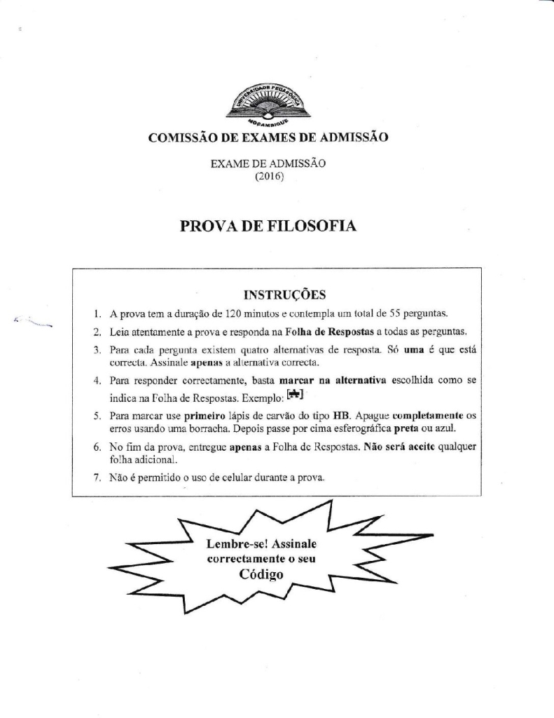 Capa de Filosofia UP 2016 (Enunciado)