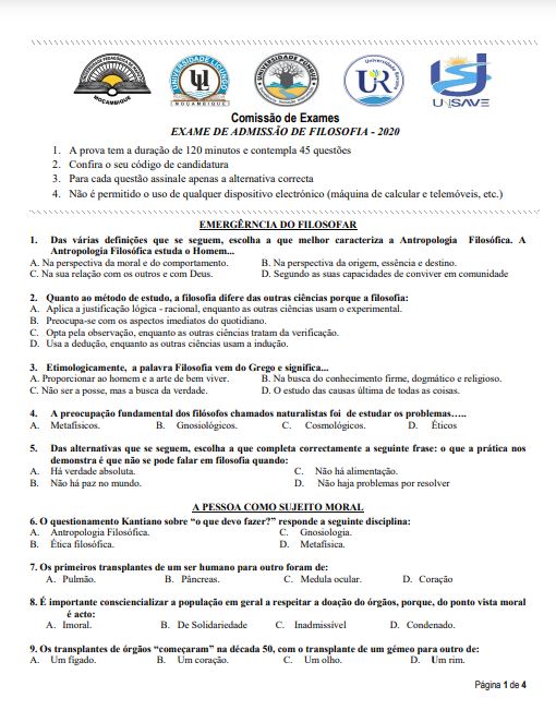 Filosofia UP 2020 (Enunciado)