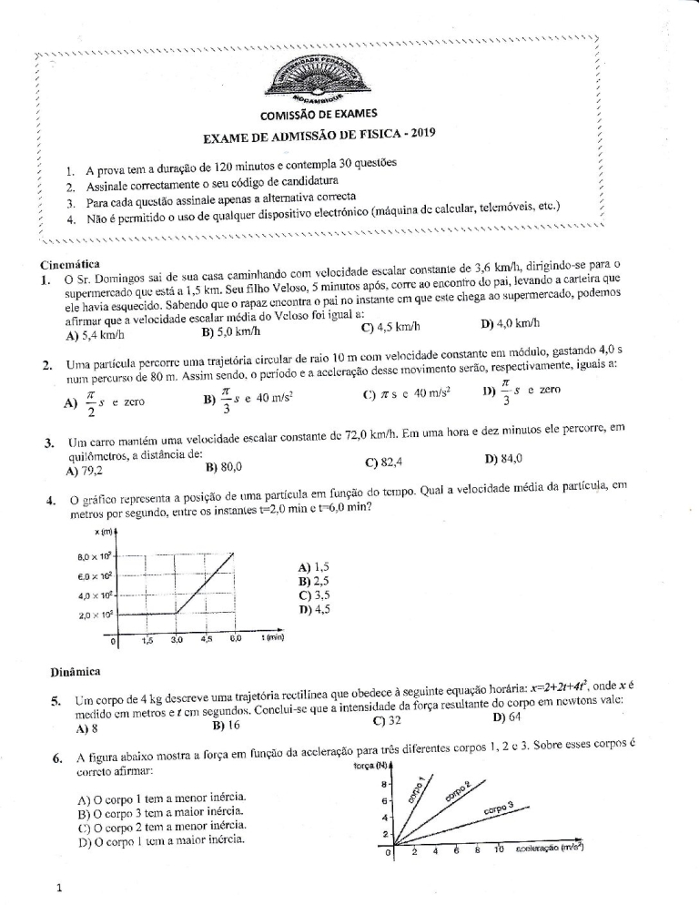 Física UP 2019 (Enunciado)