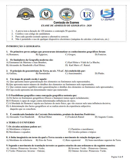 Geografia UP 2020 (Enunciado)