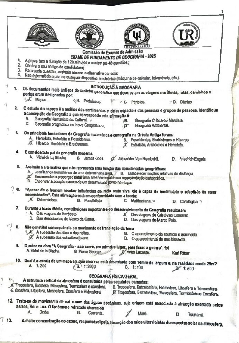 Geografia UP 2025 (Enunciado)
